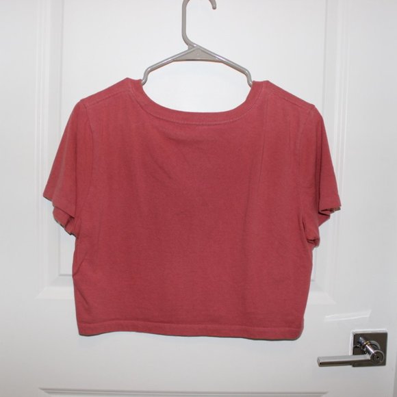 Urban Outfitters Cropped Red Top - Picture 2 of 3